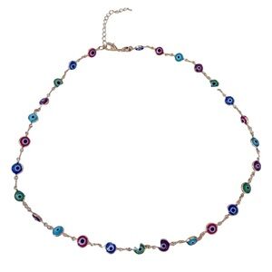 Colorful Evil Eye Necklace, 18 Inches w/2 Inch Extender - New & Never Worn